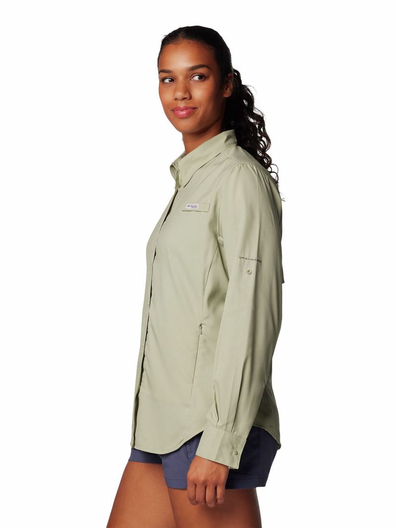 Blusa-Manga-Larga-Mujer-Tamiami-II-Verde-Columbia