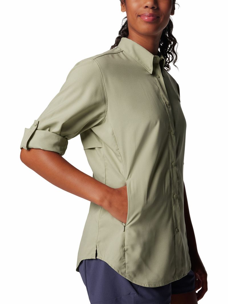 Blusa-Manga-Larga-Mujer-Tamiami-II-Verde-Columbia