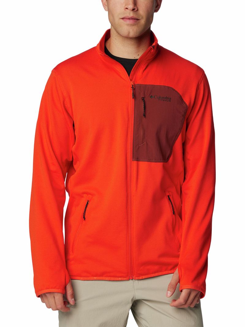 Polar-Hombre-Triple-Canyon-Grid-Full-Zip-Rojo-Columbia