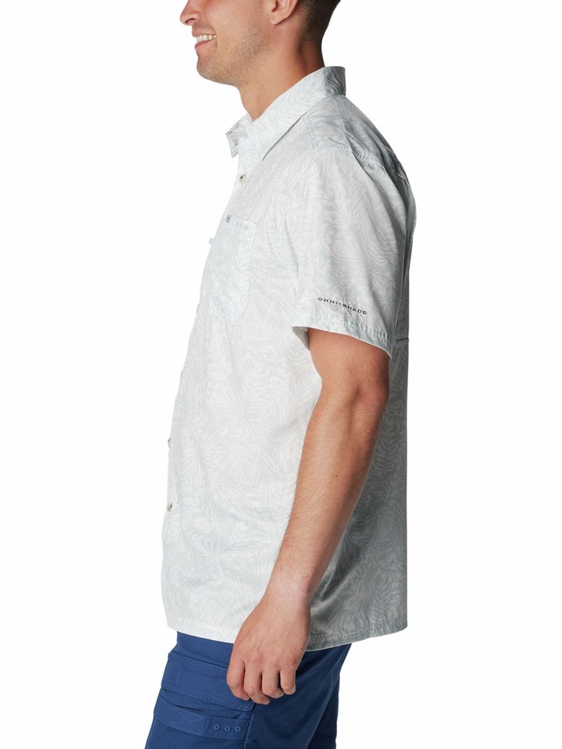 Camisa-Manga-Corta-Hombre-Super-Slack-Tide-Camp-Gris-Columbia