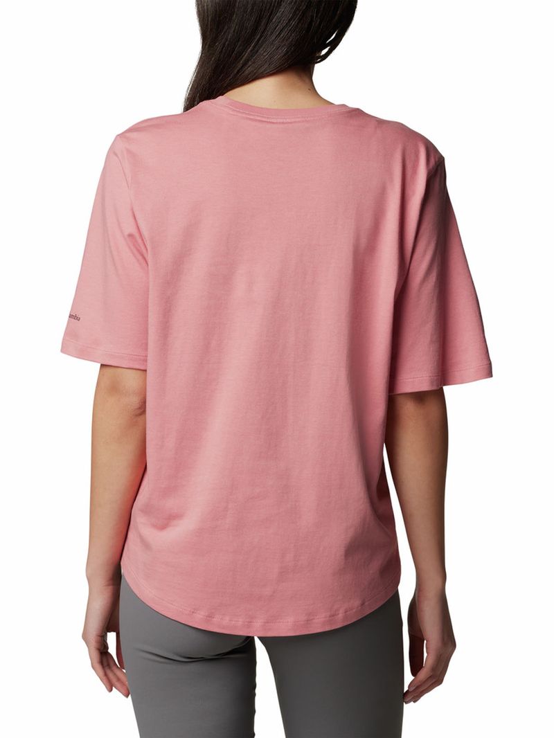 Polera-Manga-Corta-Mujer-North-Cascades-Relaxed-Rosado-Columbia