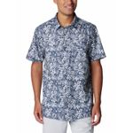 Camisa-Manga-Corta-Hombre-Super-Slack-Tide-Camp-Azul-Columbia