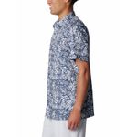 Camisa-Manga-Corta-Hombre-Super-Slack-Tide-Camp-Azul-Columbia