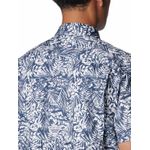 Camisa-Manga-Corta-Hombre-Super-Slack-Tide-Camp-Azul-Columbia