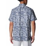 Camisa-Manga-Corta-Hombre-Super-Slack-Tide-Camp-Azul-Columbia
