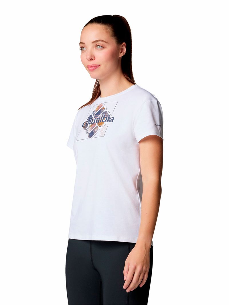 Polera-Manga-Corta-Mujer-Sun-Trek-Graphic-Blanco-Columbia