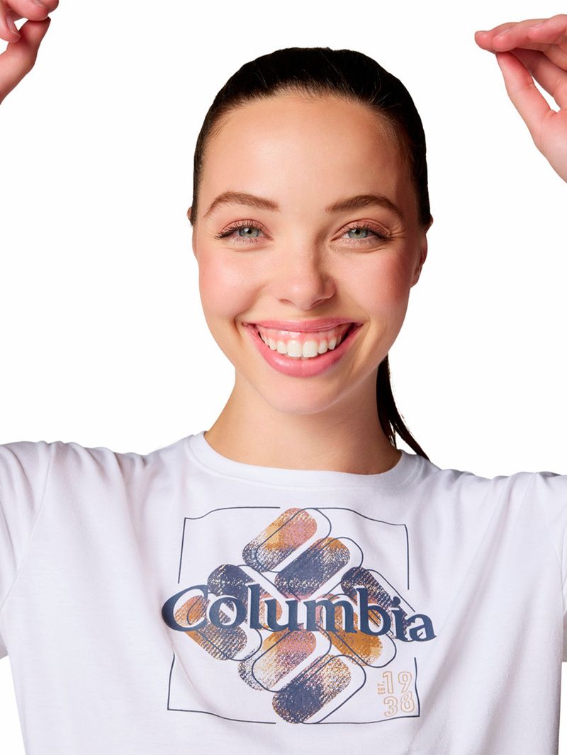 Polera-Manga-Corta-Mujer-Sun-Trek-Graphic-Blanco-Columbia