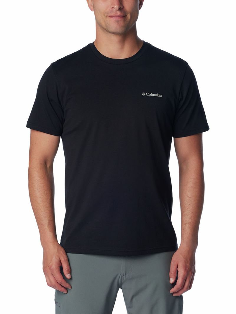 Polera-Manga-Corta-Hombre-Rapid-Ridge-Back-Graphic-Negro-Columbia