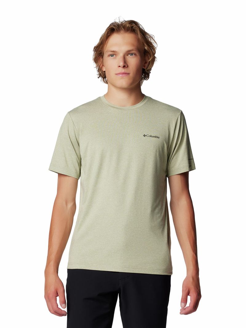 Polera-Manga-Corta-Hombre-Tech-Trail-Crew-Neck-Verde-Columbia