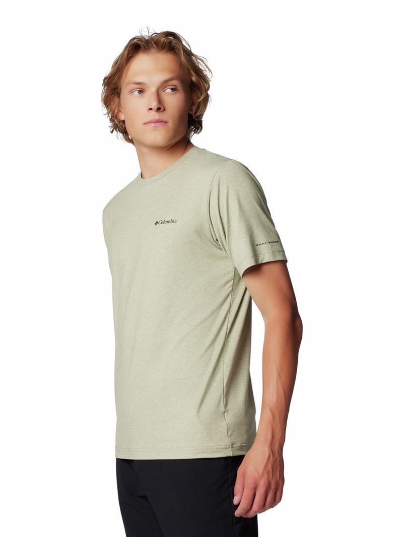 Polera-Manga-Corta-Hombre-Tech-Trail-Crew-Neck-Verde-Columbia