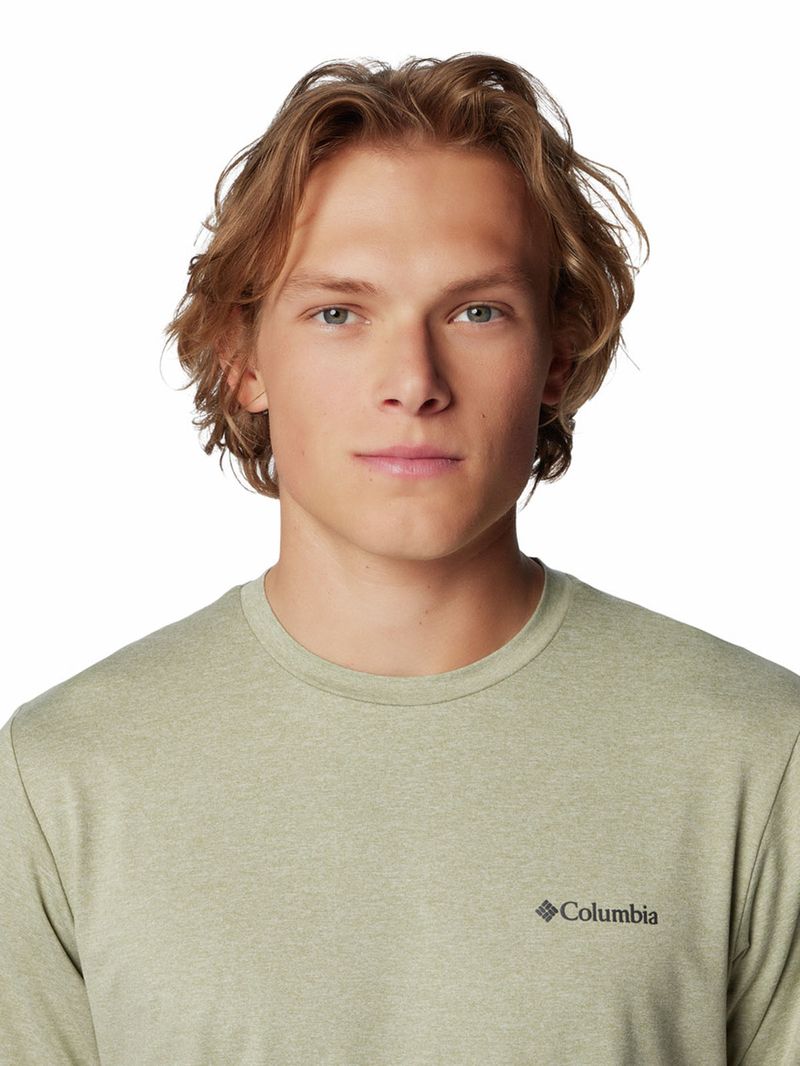 Polera-Manga-Corta-Hombre-Tech-Trail-Crew-Neck-Verde-Columbia
