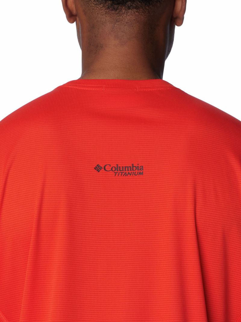 Polera-Manga-Corta-Hombre-Cirque-River-Crew-Rojo-Columbia