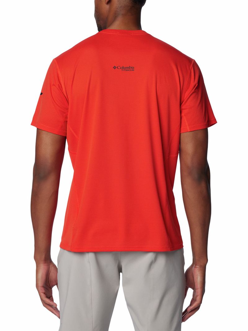 Polera-Manga-Corta-Hombre-Cirque-River-Crew-Rojo-Columbia