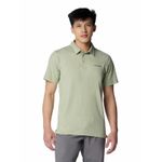 Polera-Manga-Corta-Hombre-Tech-Trail-Polo-Verde-Columbia