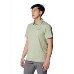 Polera-Manga-Corta-Hombre-Tech-Trail-Polo-Verde-Columbia