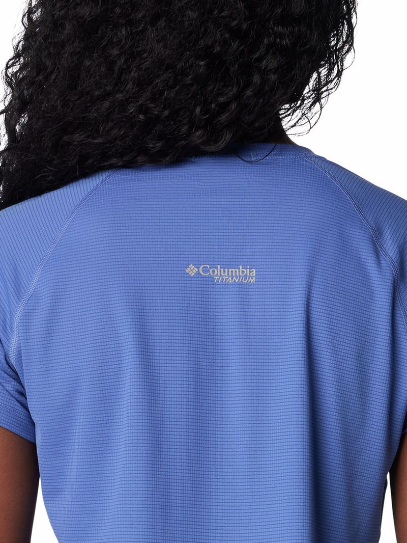 Polera-Manga-Corta-Mujer-Cirque-River-Crew-Azul-Columbia