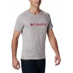 Polera-Manga-Corta-Hombre-Csc-Basic-Logo-Gris-Columbia