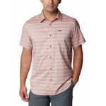 Camisa-Manga-Corta-Hombre-Silver-Ridge-Utility-Lite-Novelty-Rojo-Columbia