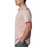 Camisa-Manga-Corta-Hombre-Silver-Ridge-Utility-Lite-Novelty-Rojo-Columbia