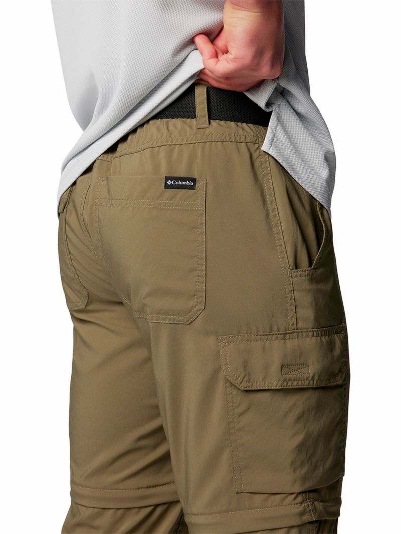 Pantalón Hombre Silver Ridge Utility Convertible Gris Columbia