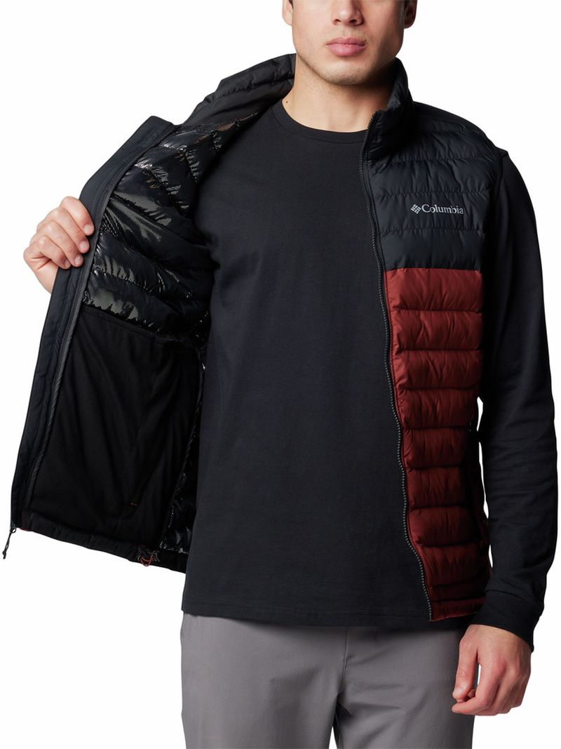 Parka Sin Mangas Hombre Powder Lite II Rojo Columbia