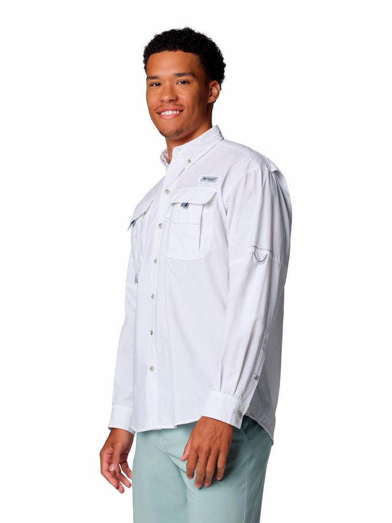 Camisa-Manga-Larga-Hombre-Bahama-II-Shirt-Blanco-Columbia