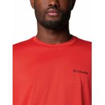 Polera-Manga-Corta-Hombre-Columbia-Hike-Crew-Rojo-Columbia