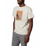 Polera-Manga-Corta-Hombre-Csc-Seasonal-Logo-Beige-Columbia