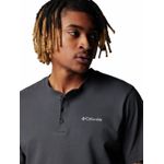 Polera-Manga-Corta-Hombre-Landroamer-Henley-Gris-Columbia