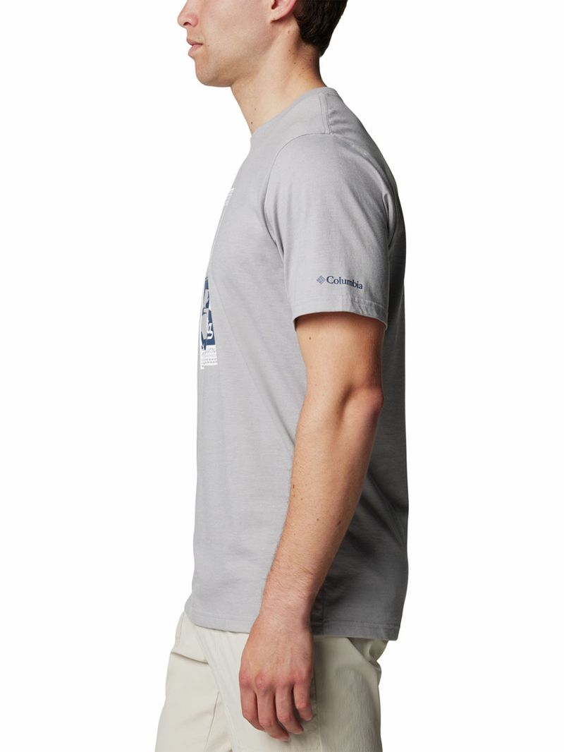 Polera-Manga-Corta-Hombre-Csc-Seasonal-Logo-Gris-Columbia