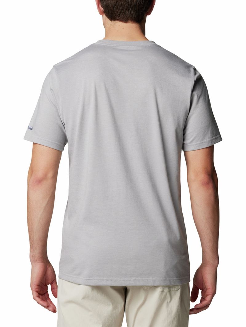Polera-Manga-Corta-Hombre-Csc-Seasonal-Logo-Gris-Columbia