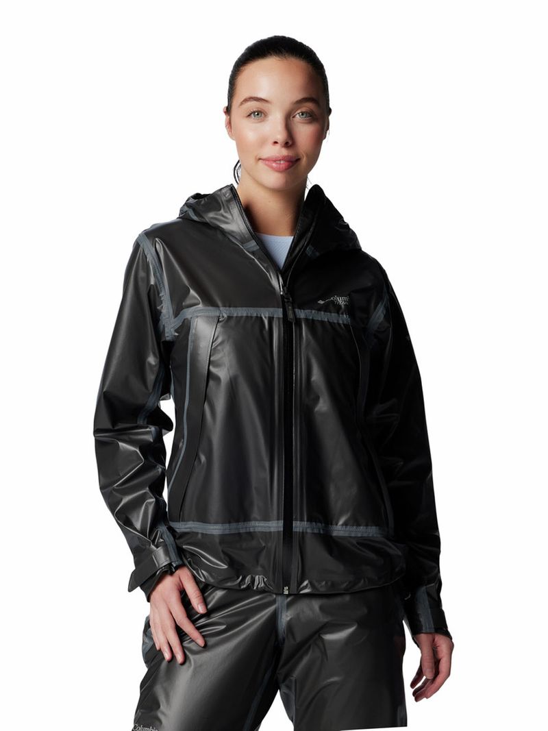 Cortaviento Mujer Outdry Extreme Wyldwood Shell Negro Columbia