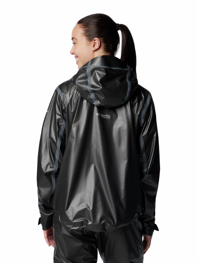 Cortaviento Mujer Outdry Extreme Wyldwood Shell Negro Columbia