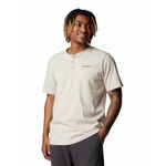 Polera-Manga-Corta-Hombre-Landroamer-Henley-Beige-Columbia