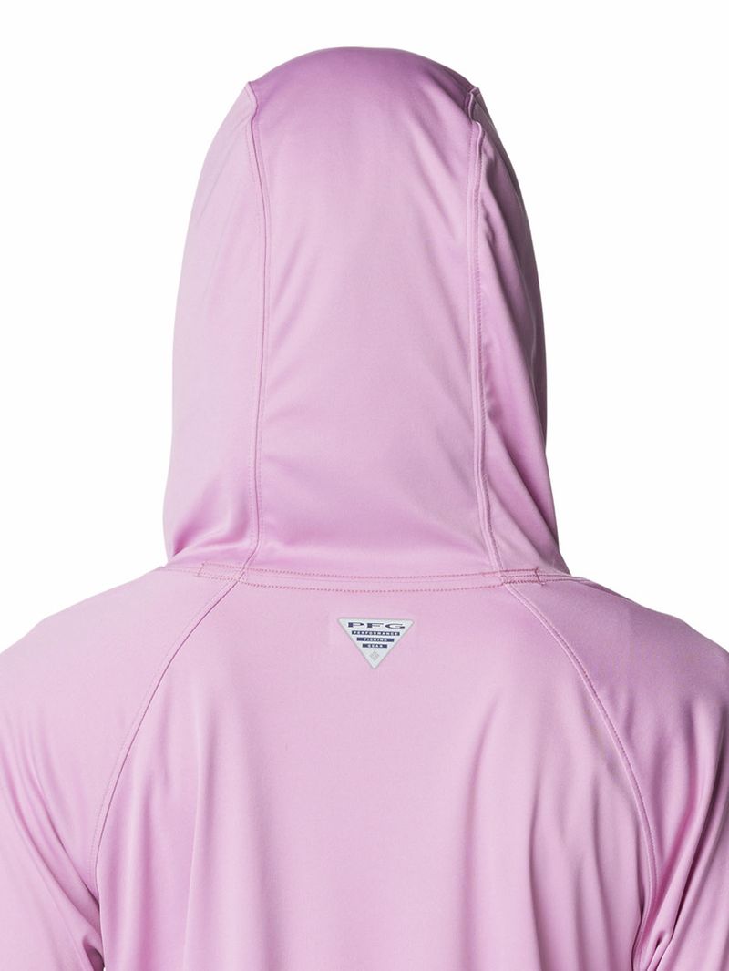 Polera-Manga-Larga-Mujer-Pfg-Tidal-Tee-Hoodie-Rosado-Columbia