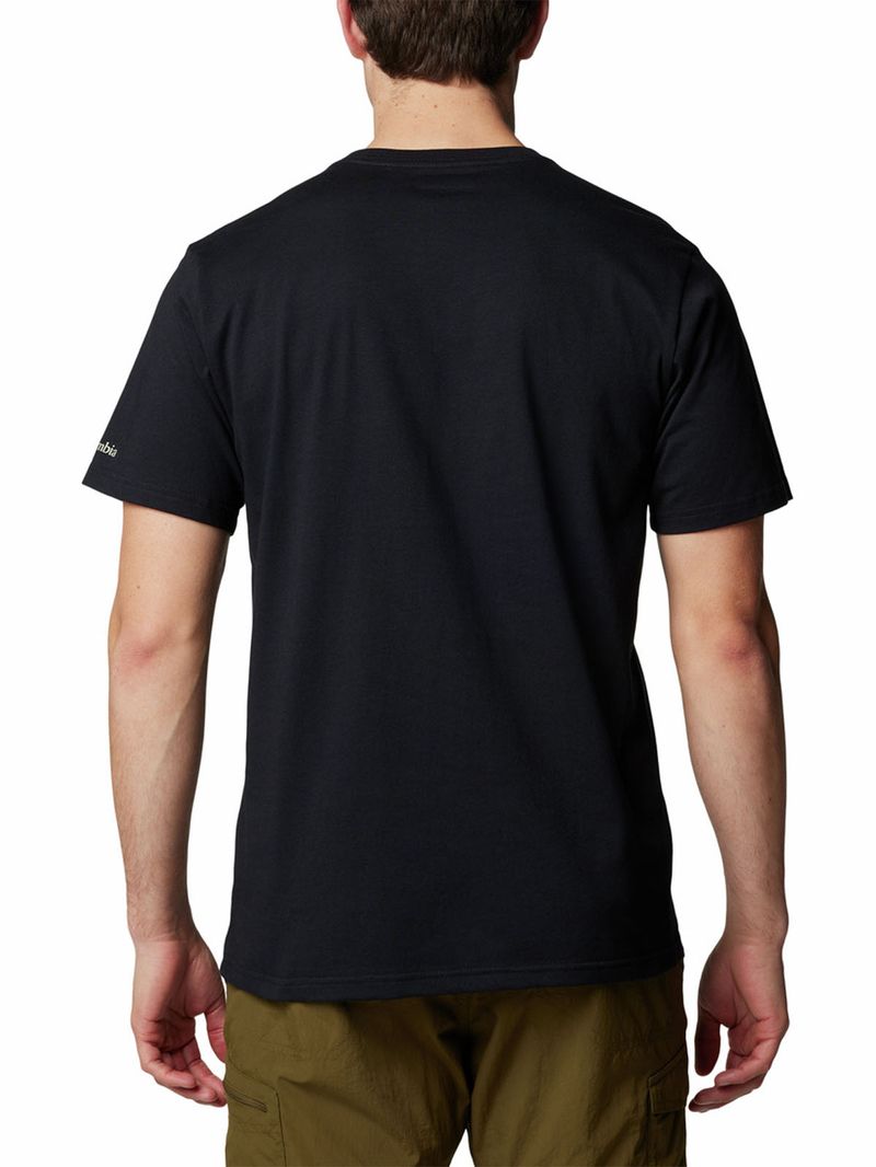 Polera-Manga-Corta-Hombre-Csc-Seasonal-Logo-Negro-Columbia