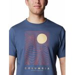 Polera-Manga-Corta-Hombre-Csc-Seasonal-Logo-Azul-Columbia