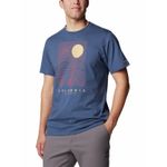 Polera-Manga-Corta-Hombre-Csc-Seasonal-Logo-Azul-Columbia