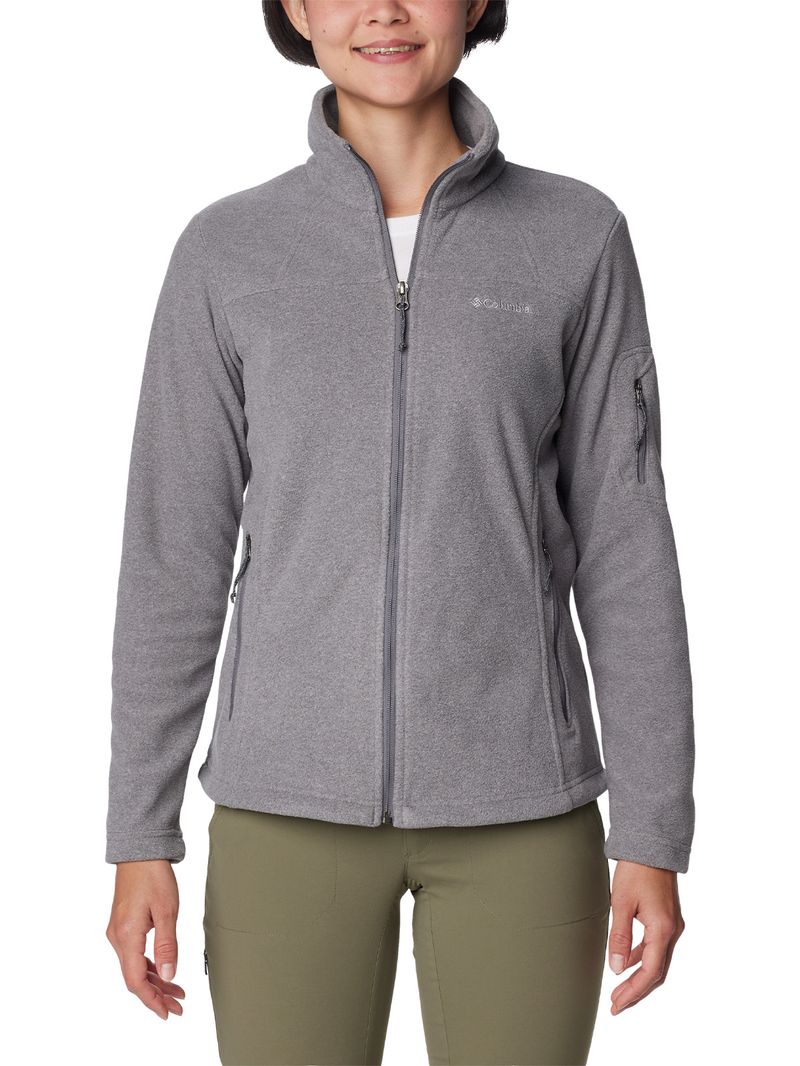 Polar-Mujer-Fast-Trek-II-Jacket-Gris-Columbia