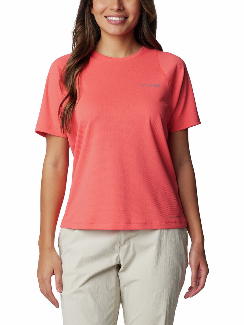 Polera-Manga-Corta-Mujer-Summit-Valley-Crew-Rojo-Columbia