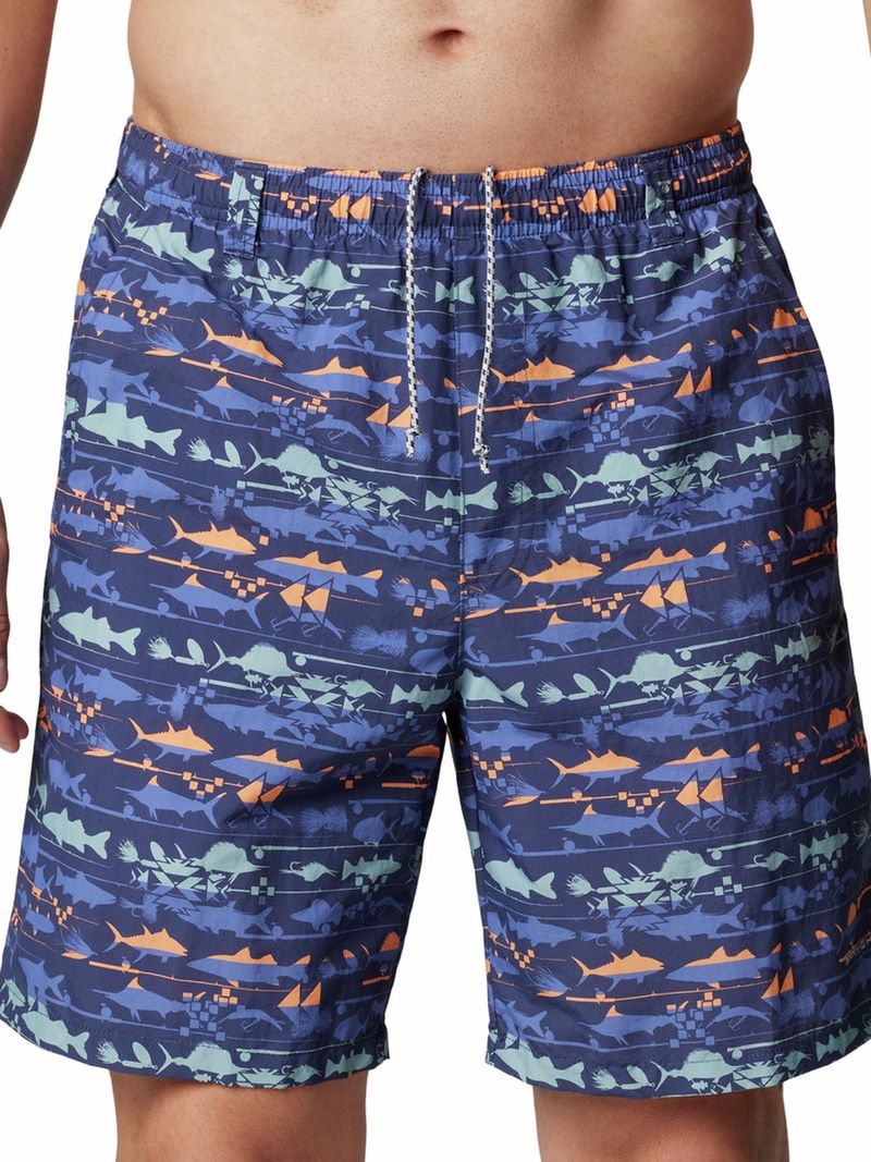 Short Hombre Super Backcast Azul Columbia