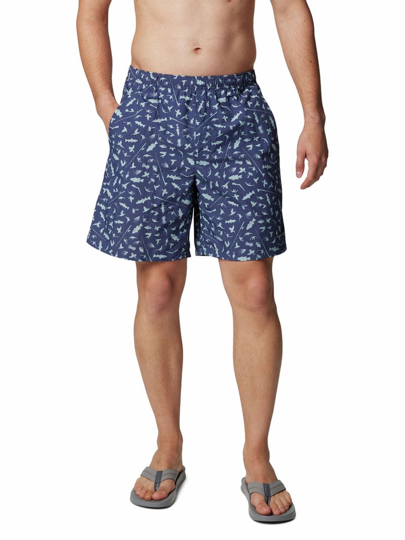 Short Hombre Super Backcast Azul Columbia
