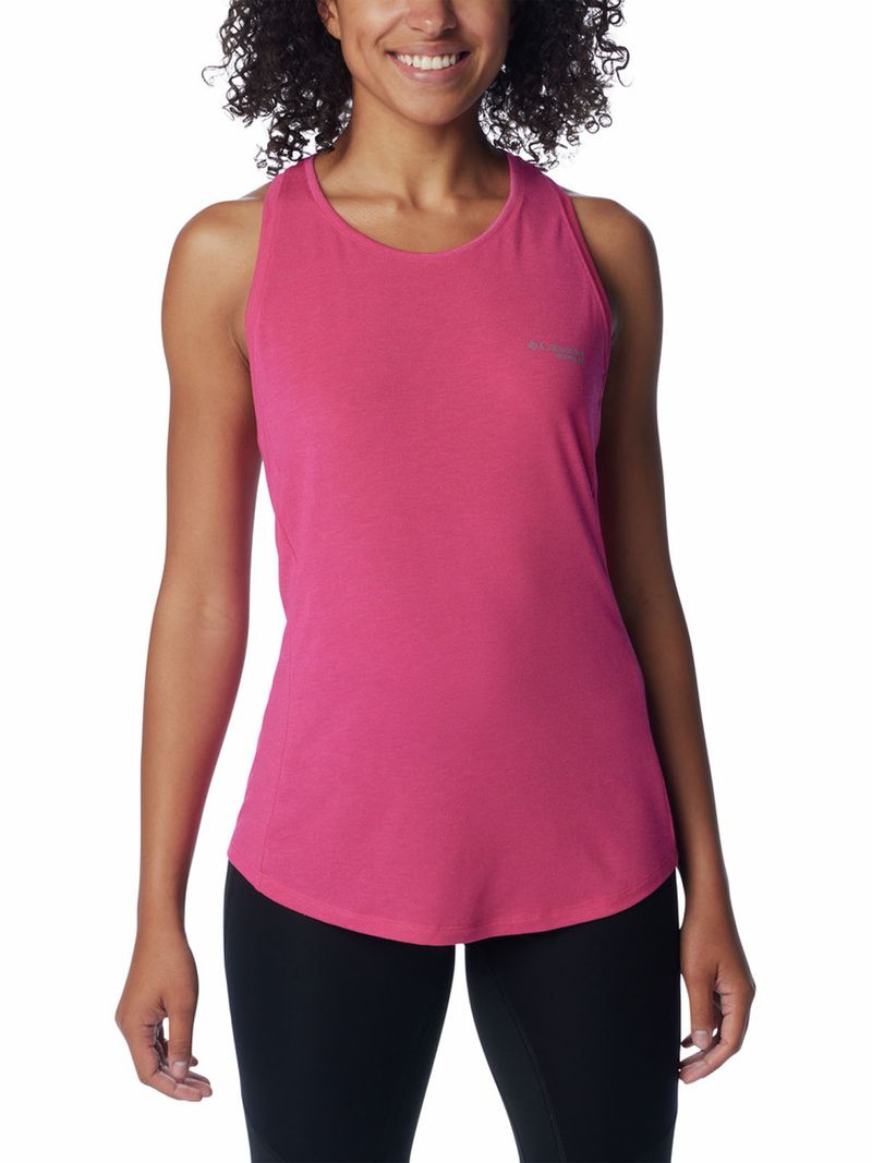Polera Sin Mangas Mujer Endless Trail Running Tank Rosado Columbia