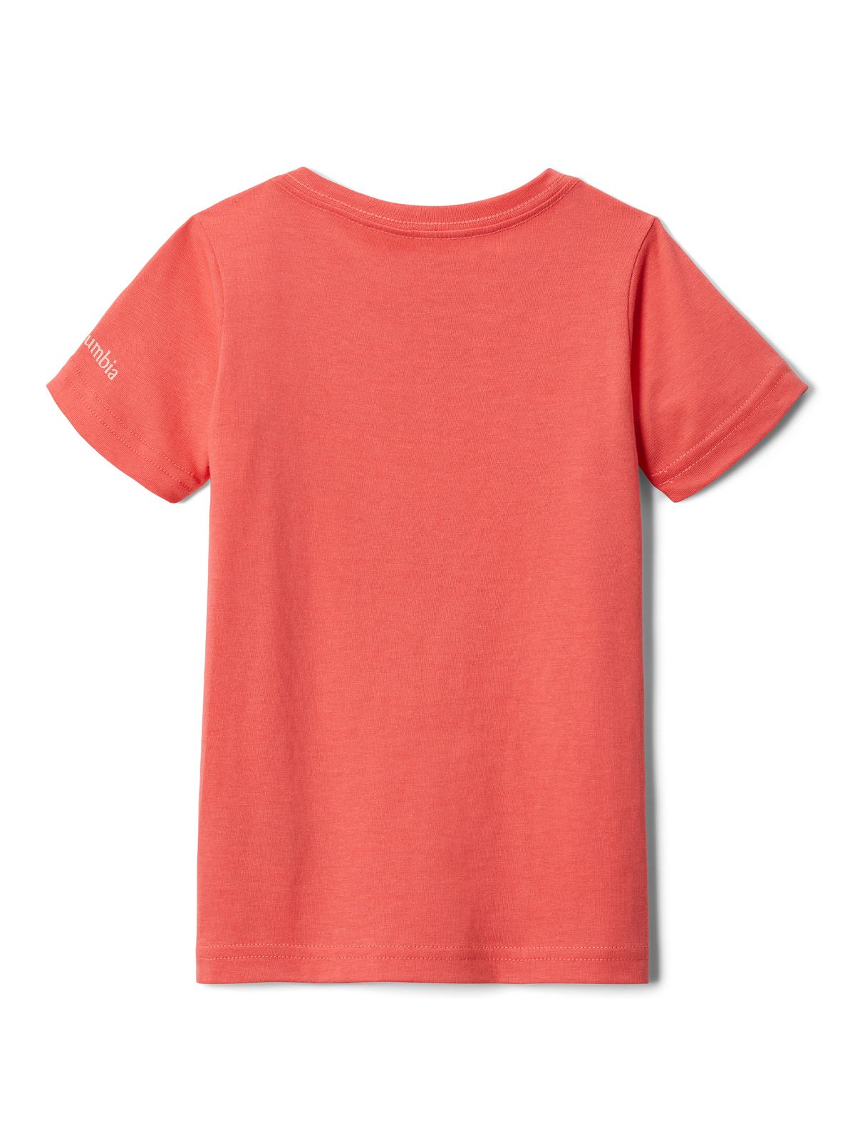 Polera Manga Corta Niña Beie Butte Grap Rosado Columbia