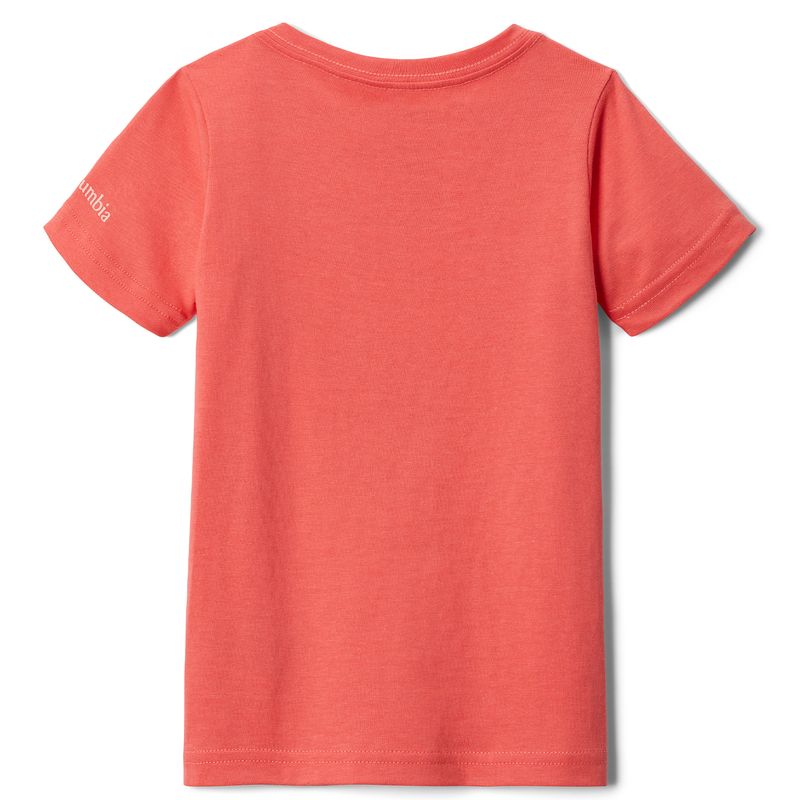 Polera-Manga-Corta-Niña-Beie-Butte-Grap-Rosado-Columbia