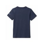 Polera-Manga-Corta-Niña-Beie-Butte-Grap-Azul-Columbia