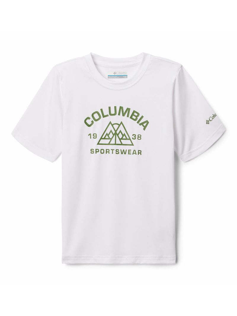 Polera-Manga-Corta-Niños-Mount-Echo-Blanco-Columbia