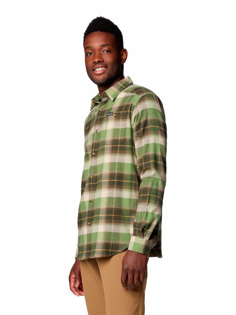 Camisa-Manga-Larga-Hombre-Cornell-Woods-Verde-Columbia