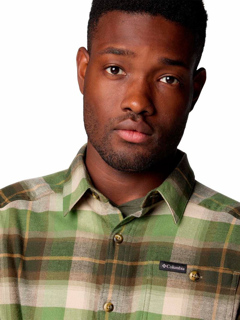 Camisa-Manga-Larga-Hombre-Cornell-Woods-Verde-Columbia
