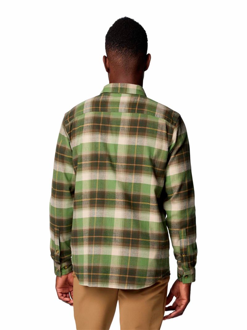 Camisa Manga Larga Hombre Cornell Woods Verde Columbia
